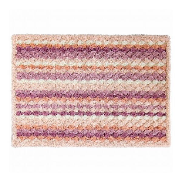 オカ 乾度良好 抗カビプラス バスマット 50×70cm ピンク 裏面抗カビ加工でいつでもキレイ!(代引不可)