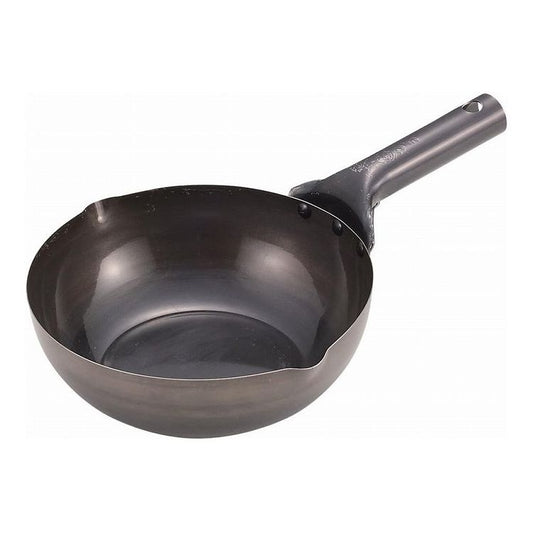 パール金属 鉄職人 極深いため鍋 内径22cm HB-1045炒め鍋 鉄製(代引不可)