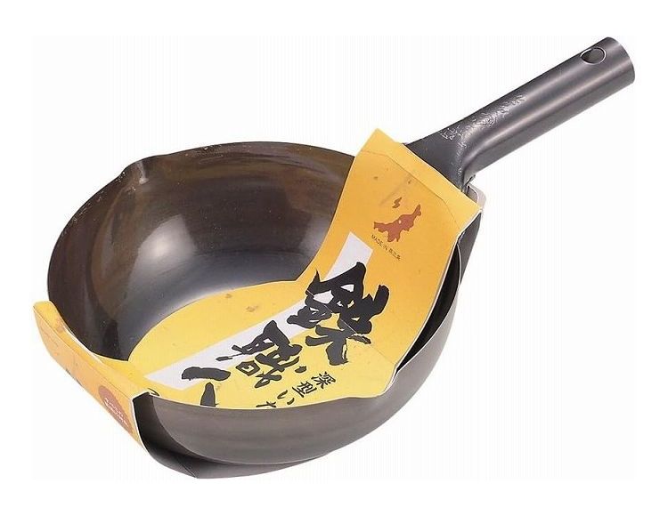 パール金属 鉄職人 極深いため鍋 内径22cm HB-1045炒め鍋 鉄製(代引不可)