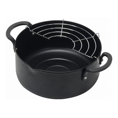 パール金属 チーノ 天ぷら鍋 鉄 内径18cm HB-6579天ぷら鍋 鉄製(代引不可)