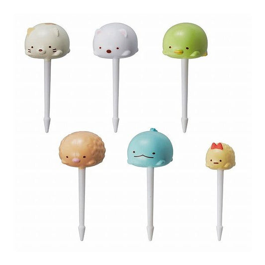 【3個セット】 トルネ すみっこぐらし ニコニコピック 6本入 飾り串 お弁当ピック(代引不可)