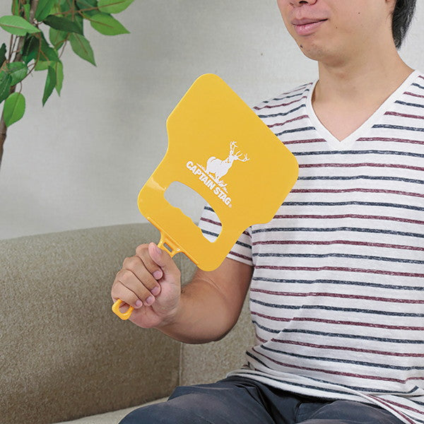 【3個セット】CAPTAIN STAG レジャー PCうちわ UG-3262