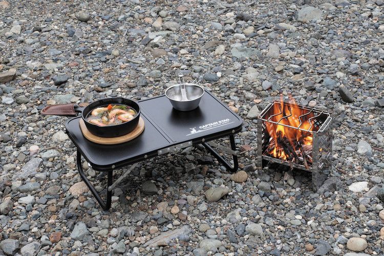 キャプテンスタッグ(CAPTAIN STAG) FDハンドテーブル 47×30cm ブラック UC-0546(代引不可)