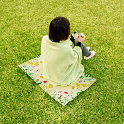 【2個セット】 アプリール ソフトクッション レジャーシート (90×60cm) グロウ UT-1014 フォトジェニックなデザインのレジャーシート(代引不可)