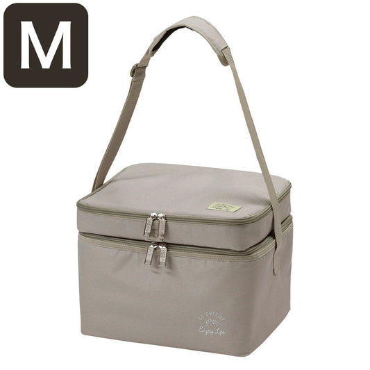 CAPTAIN STAG モンテ ダブルルームクーラーバッグ M カーキ UE-0647(代引不可)