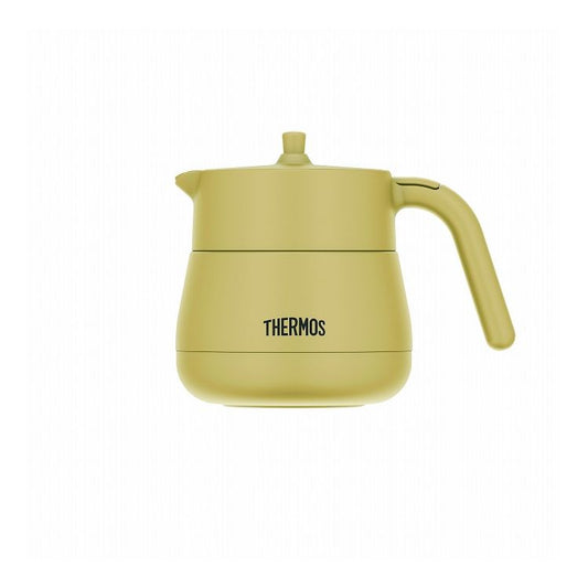 サーモス 真空断熱ティーポット 450ml ベージュ TTE-450BE(代引不可)