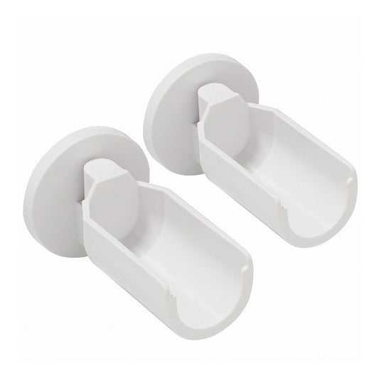 積水樹脂 セキスイ 壁面用 取付ものほし 受け具 ホワイト HTM-1TP 洗濯物干し 竿受け コーナー 物干し竿 壁に渡す ポール