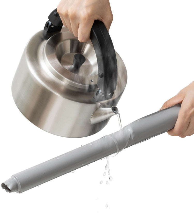 積水樹脂 セキスイ 竿用チューブ 直径3.8~4.2cm用 グレー A-40GR 補修 保護 日本製 熱収縮 腐食 劣化 防止 サビ 抑制