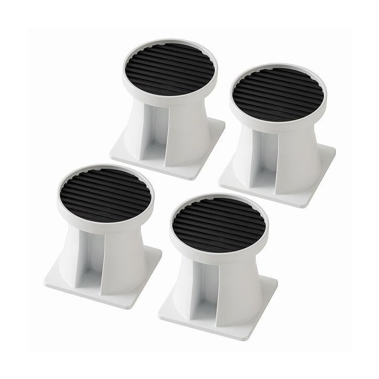 セキスイ 洗濯機置台 高さ10cm ホワイト 4個組 SRO-10(代引不可)