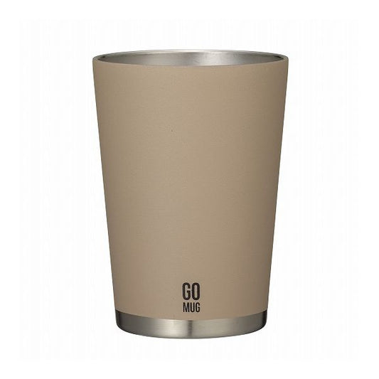 シービージャパン GOMAG M ライトベージュ 保温 保冷 真空二重構造 ステンレス コンビニカップ(代引不可)