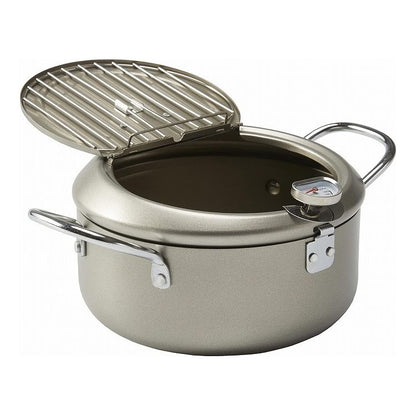 美吉 Cokwer バット蓋付 天ぷら鍋 20cm TPーS20W 蓋を開けるとバットに早がわり!(代引不可)