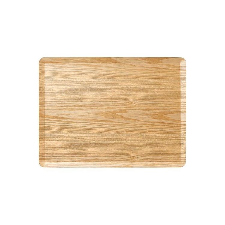 アサヒ興洋 木製トレー ノンスリップ S(27×20cm) ブラウン NC22-06 お盆 滑らない トレイ(代引不可)