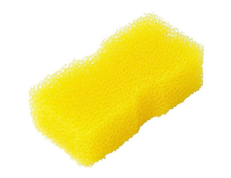 オーエ 【3個セット】 新乾覚 バス洗剤用スポンジ 黄色(代引不可)