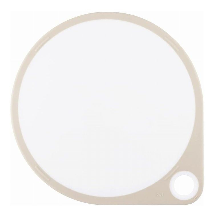 貝印 まるいまな板 30cm ホワイト AP5328(代引不可)