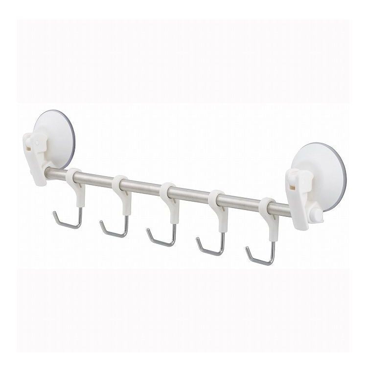 レック レバー式吸盤 5連フック(可動式) H00480 フック レバー式(代引不可)