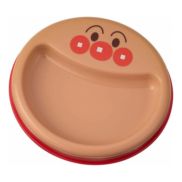 レック アンパンマン はじめてプレート A00281 離乳食 ひっくり返らない すべり止め付き レンジ対応(代引不可)