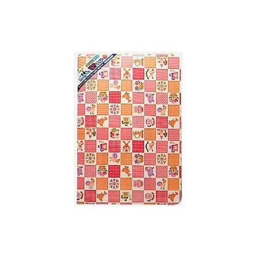 ワイズ 2ツ折り でかマット 幅120×奥行85×厚さ2cm メルヘン BN-048 通常の2倍のワイドサイズ、ソフトであたたか(代引不可)