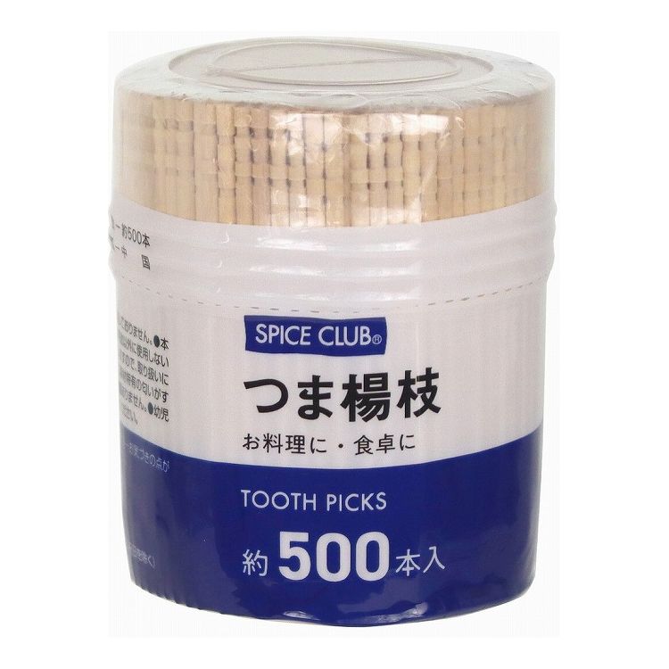 【10個セット】 大和物産 つま楊枝 500本入 ご家庭での普段使いに!(代引不可)