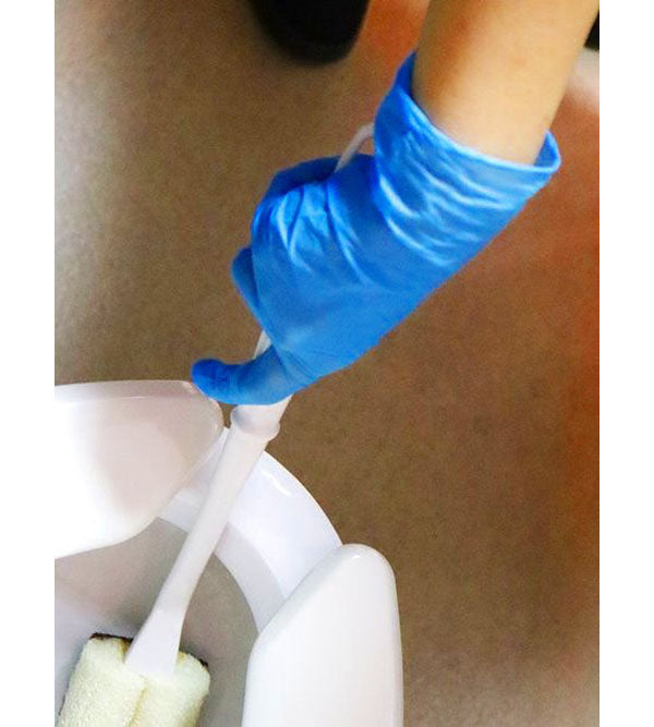 大和物産 ニトリル手袋 L ブルー (100枚入) 使い捨て 手袋(代引不可)