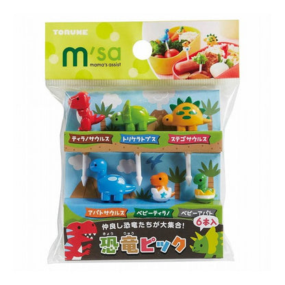 【2個セット】 トルネ 恐竜ピック 6本入 P-3444(代引不可)