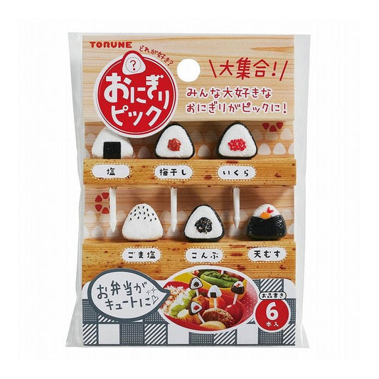 【3個セット】 トルネ おにぎり ピック 6本入 P-3498(代引不可)