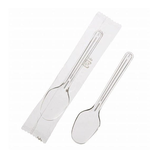 【5個セット】 トルネ 袋入り ミニ フォーク/スプーン スプーン 10本入 P-3559 プラスチック カトラリー(代引不可)