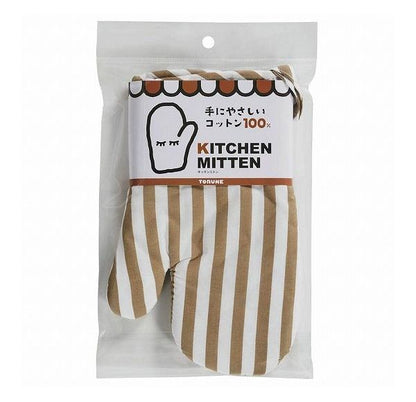 【3個セット】 トルネ キッチン ミトン ストライプ MTN-101 鍋つかみ(代引不可)