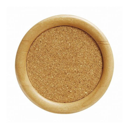 【3個セット】 トルネ ウッド コースター コルク丸 1個入 COS-48 木製 茶托(代引不可)