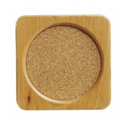 【3個セット】 トルネ ウッド コースター コルク角 1個入 COS-50 木製 茶托(代引不可)