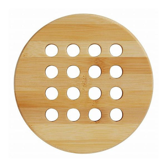 【3個セット】 トルネ 竹 鍋敷 丸 NBS-116 竹製 鍋置き(代引不可)