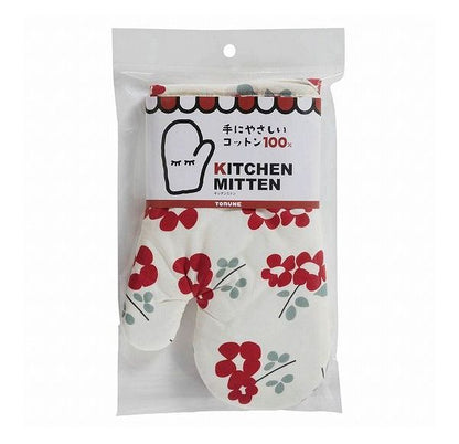 【3個セット】 トルネ キッチン ミトン ノスタルジックフラワー MTN-106 鍋つかみ(代引不可)