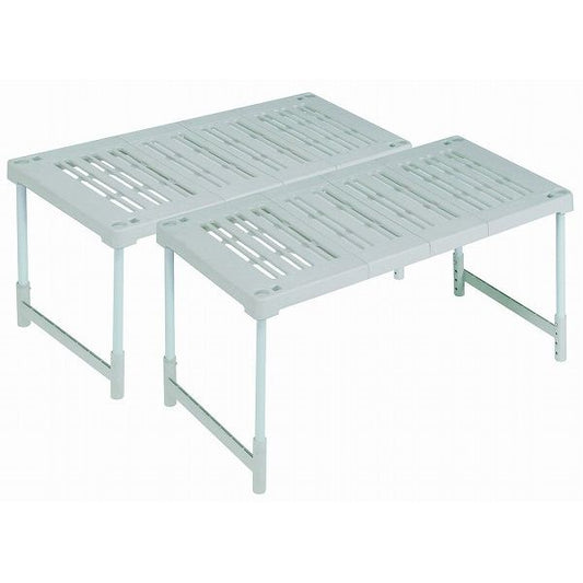 天馬 押入れ 整理棚 プロフィックス ピタッ!と伸びるん棚 レギュラータイプ 2台入(代引不可)