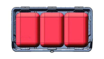 天馬 大きく開くコンテナー 140L (収納ボックス) 大きく開いて出し入れしやすい!屋外用収納ボックス(代引不可)