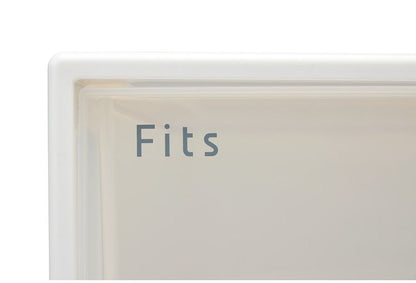 【6個セット】 【2025年新作】 天馬 収納ケース Fits フィッツケース 45-22 WC(ホワイトクリア)