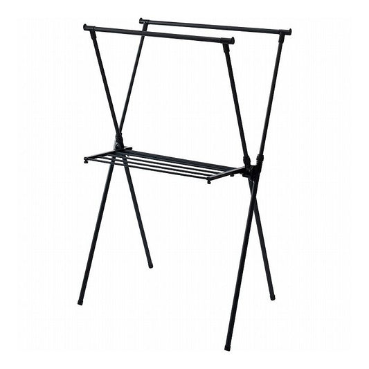 天馬 PORISH 室内物干しX型 マットブラック PSBK-04(代引不可)