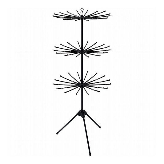 天馬 PORISH パラソルスタンド 3段 マットブラック PSBK-08(代引不可)