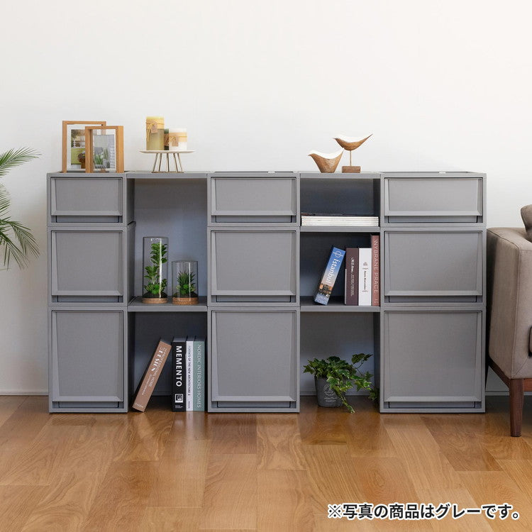 【6個セット】 天馬 Fits フィッツケース 幅30×奥行40×高さ20cm グレー FC40-3020 天馬「フィッツケース」の奥行40cmのサイズ!(代引不可)