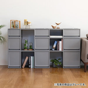 【4個セット】 天馬 Fits フィッツケース 幅30×奥行40×高さ40cm グレー FC40-3040 天馬「フィッツケース」の奥行40cmのサイズ!(代引不可)