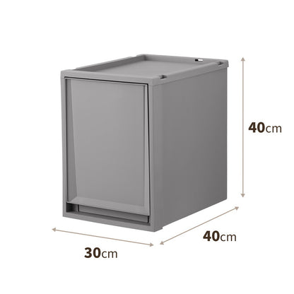 【4個セット】 天馬 Fits フィッツケース 幅30×奥行40×高さ40cm グレー FC40-3040 天馬「フィッツケース」の奥行40cmのサイズ!(代引不可)