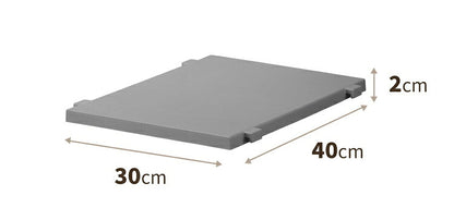 【8個セット】 天馬 Fits フィッツケース専用 連結棚 幅32×奥行40cm グレー FC40-S30 フィッツケース FC40シリーズ専用連結棚(代引不可)