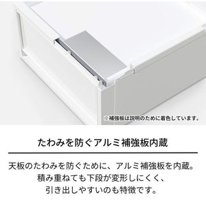 【4個セット】 【2025年新作】 天馬 収納ケース Fits フィッツケース マルチ 40-40M WC(ホワイトクリア)