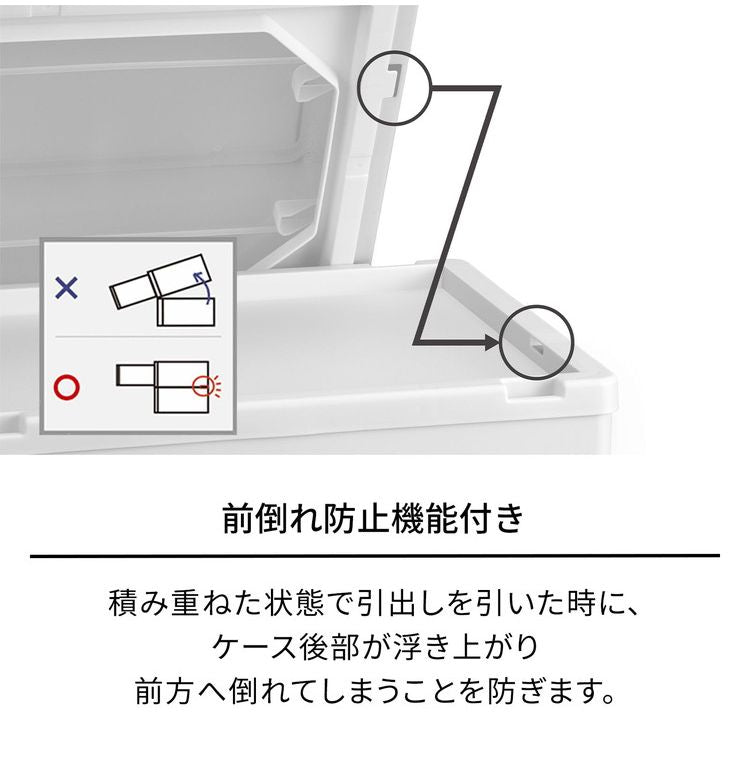 【4個セット】 【2025年新作】 天馬 収納ケース Fits フィッツケース マルチ 40-40M WC(ホワイトクリア)