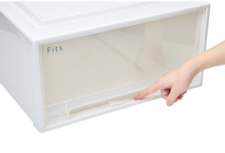 【2025年新作】 天馬 収納ケース Fits フィッツケース 53-44L WC(ホワイトクリア)