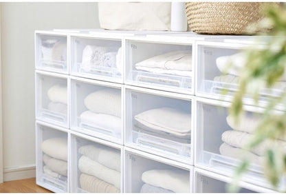 【2025年新作】 天馬 収納ケース Fits フィッツケース 53-44L WC(ホワイトクリア)