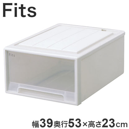 【2025年新作】 天馬 収納ケース Fits フィッツケース 53-39M WC(ホワイトクリア)