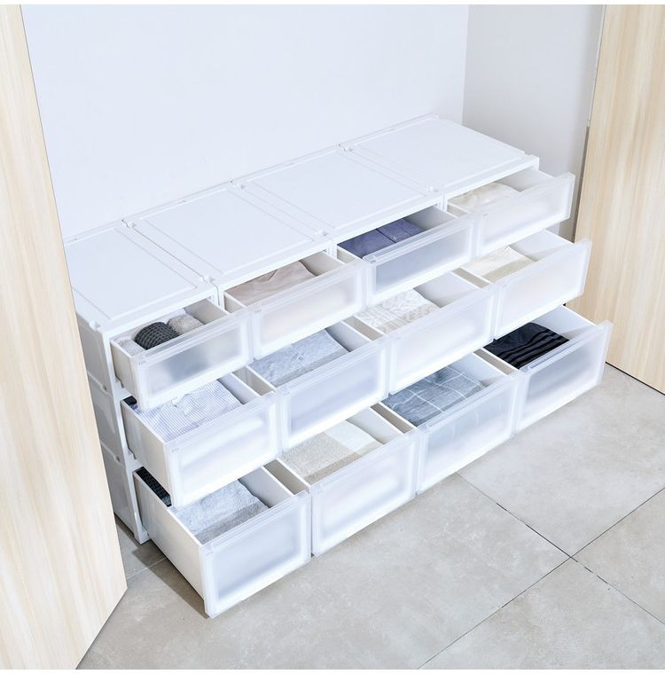 【2025年新作】 天馬 収納ケース Fits フィッツケース 53-30L 幅30.0×奥行53.0×高さ30.0cm ホワイトクリア