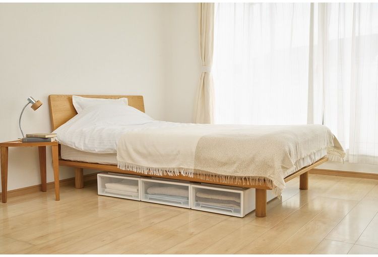 【2025年新作】 天馬 収納ケース Fits フィッツケース 74-44M WC(ホワイトクリア)