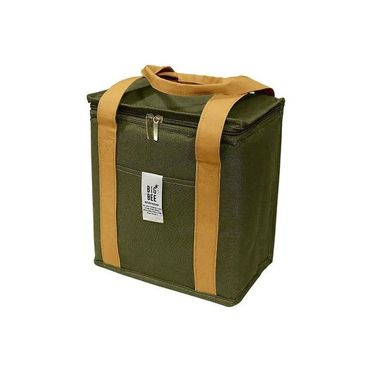 オカトー BigBee BOX型 クーラーランチバッグ オリーブグリーン ランチバッグ 保冷 クーラーバッグ おしゃれ シンプル(代引不可)