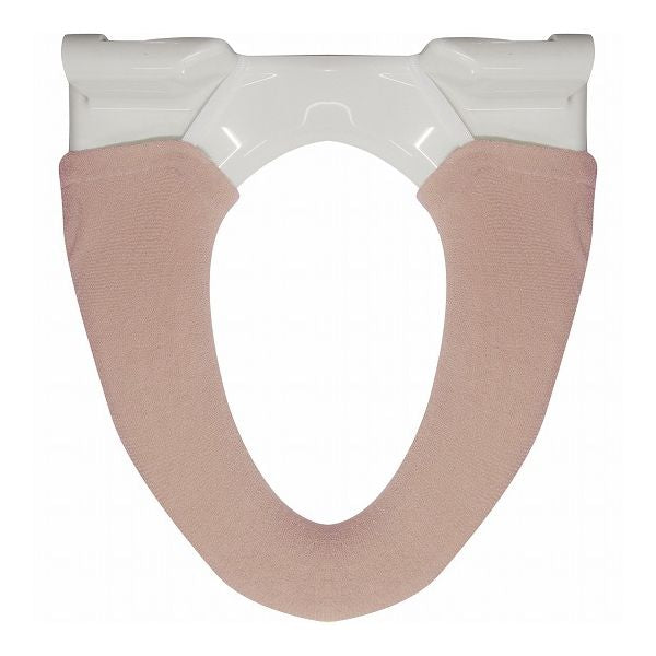 【3個セット】 オカトー ナチュラル 洗浄・暖房用 便座カバー ピンク 便座 カバー 洗浄暖房 トイレ用品 フック トイレタリー(代引不可)