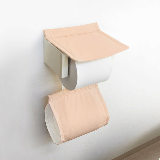 オカトー ナチュラル ペーパーホルダーカバー ピンク トイレタリー トイレ用品 ペーパー ホルダー シンプル 収納(代引不可)